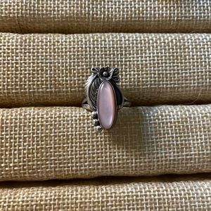 Vintage Sterling Mother of Pearl Ring